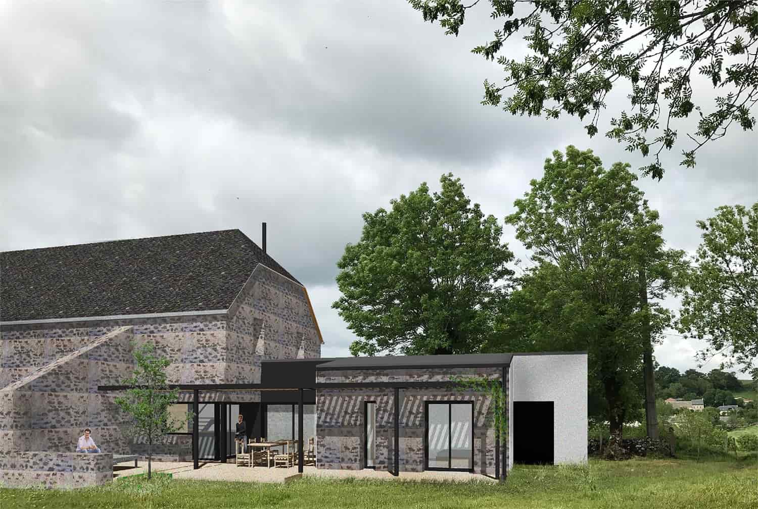 Rénovation grange - Atelier Quma - Architecture Intérieur
